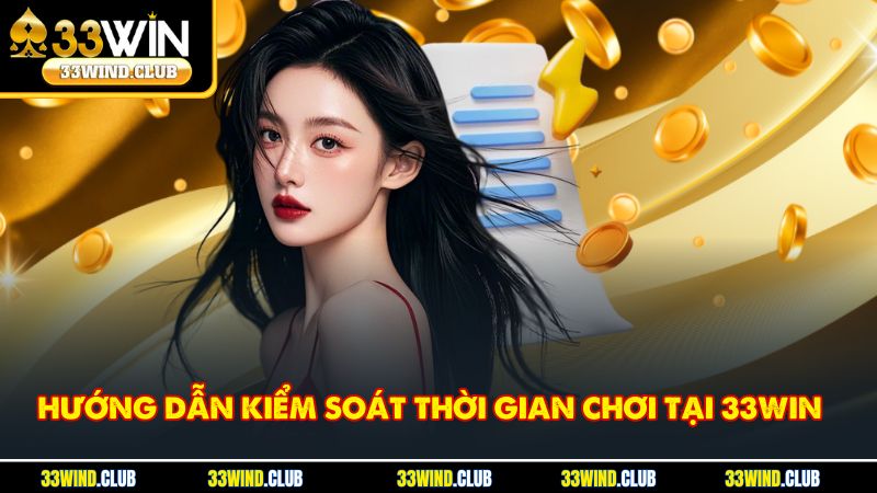 Hướng dẫn kiểm soát thời gian chơi tại 33Win