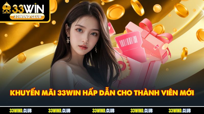 Khuyến mãi 33Win hấp dẫn cho thành viên mới